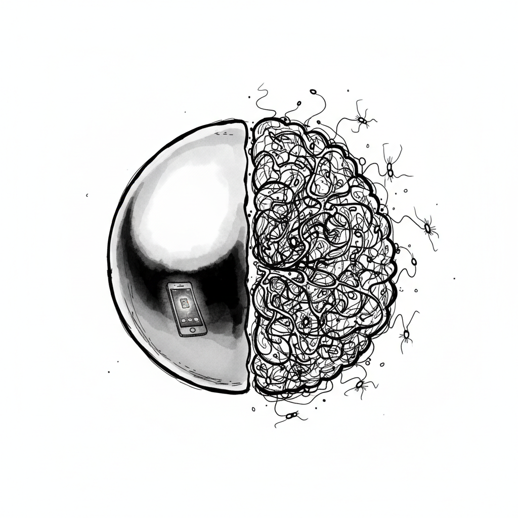 Satirical sketch for this article