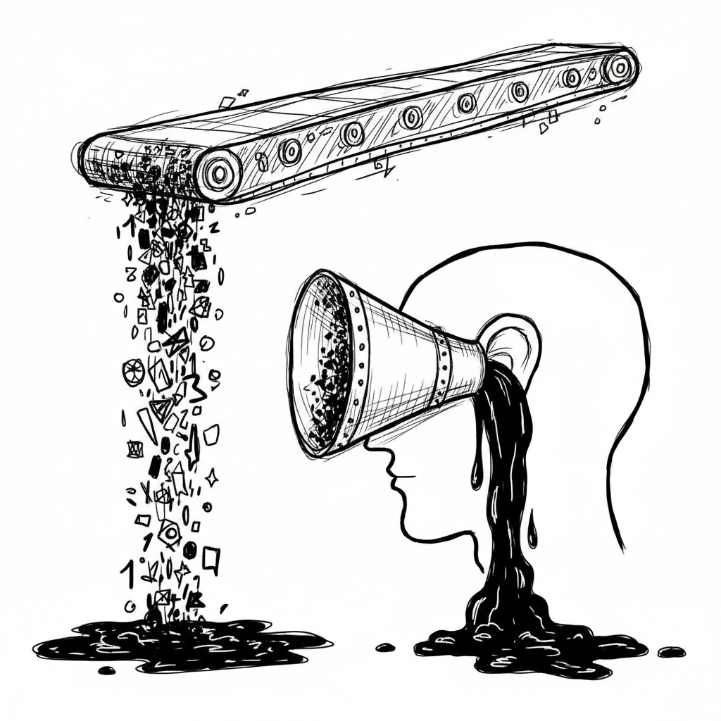 Satirical sketch for this article