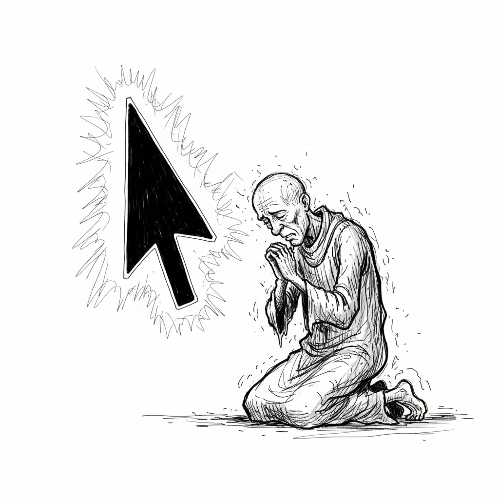Satirical sketch for this article