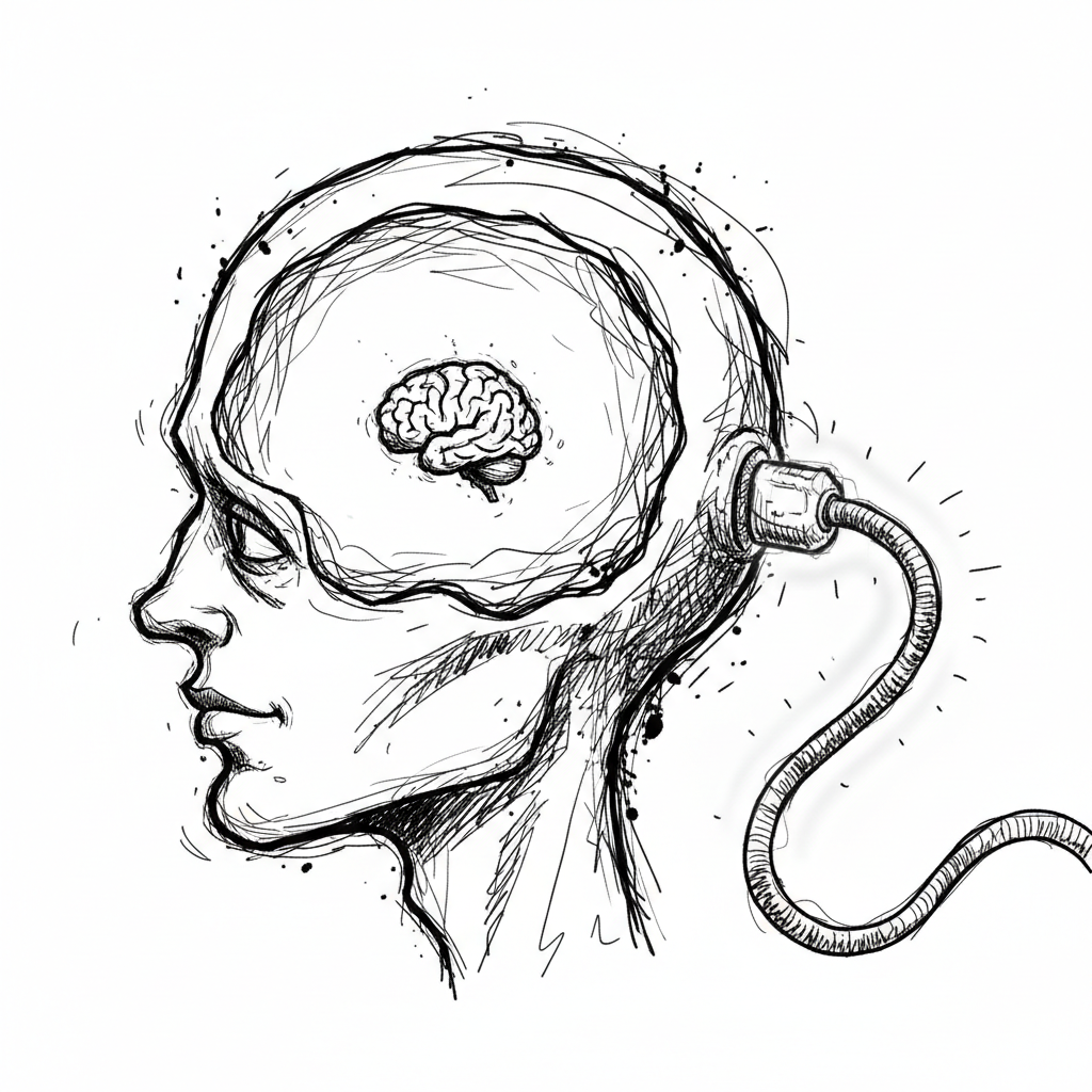 Satirical sketch for this article