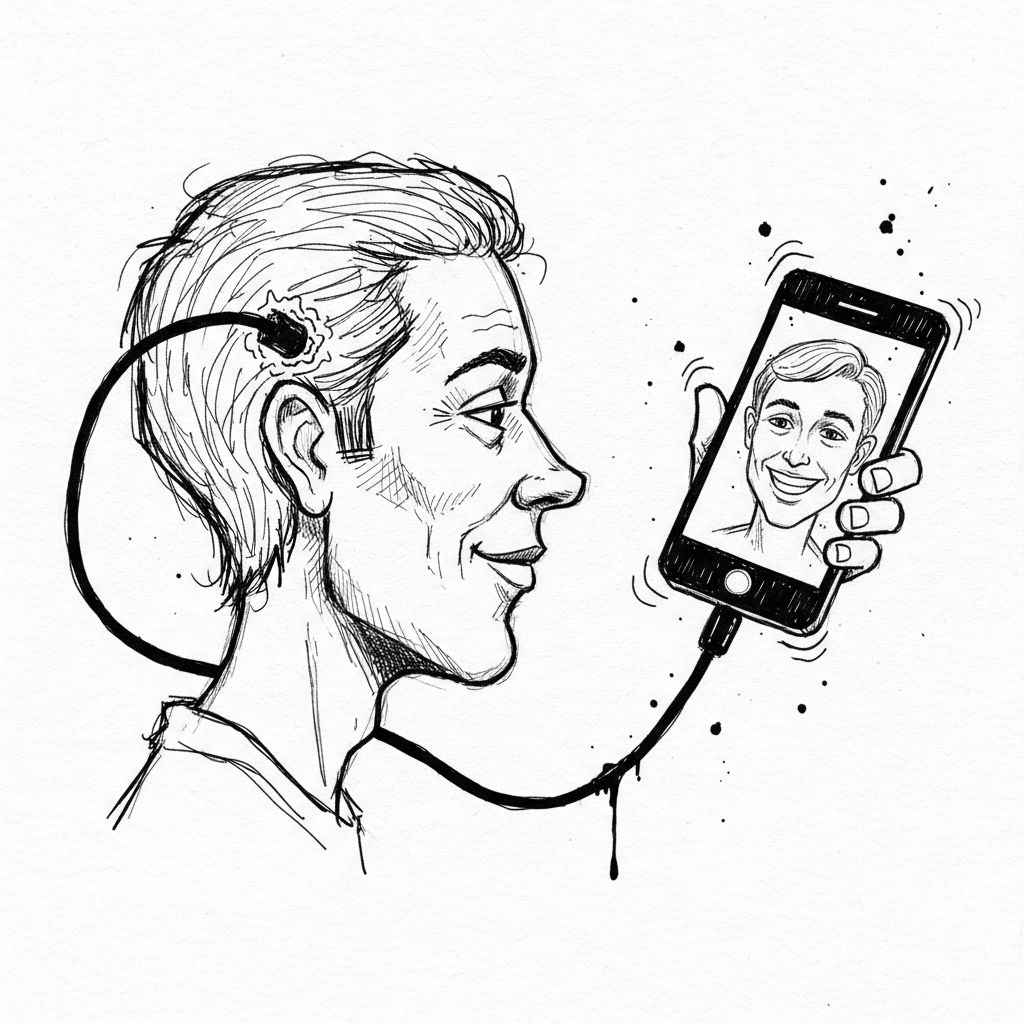 Satirical sketch for this article