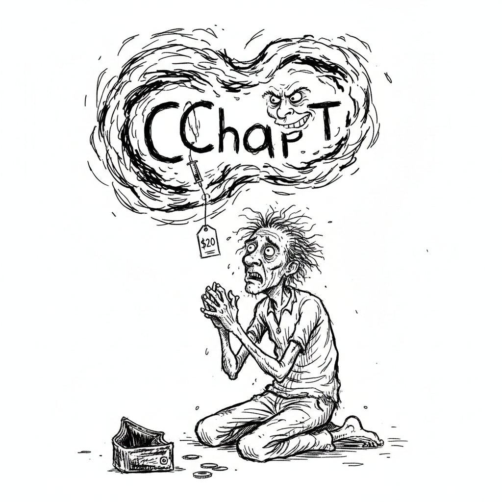 Croquis satirique de l'article