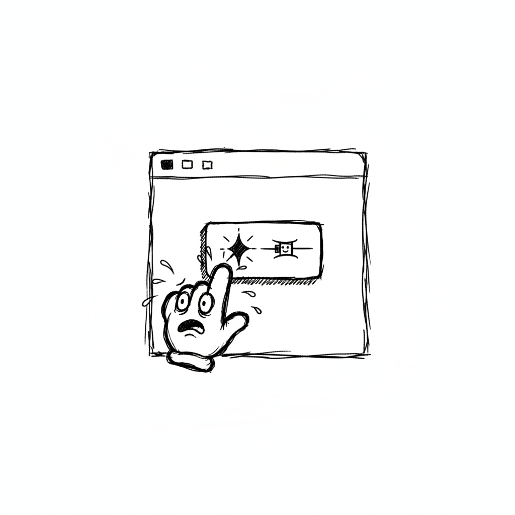 Croquis satirique de l'article