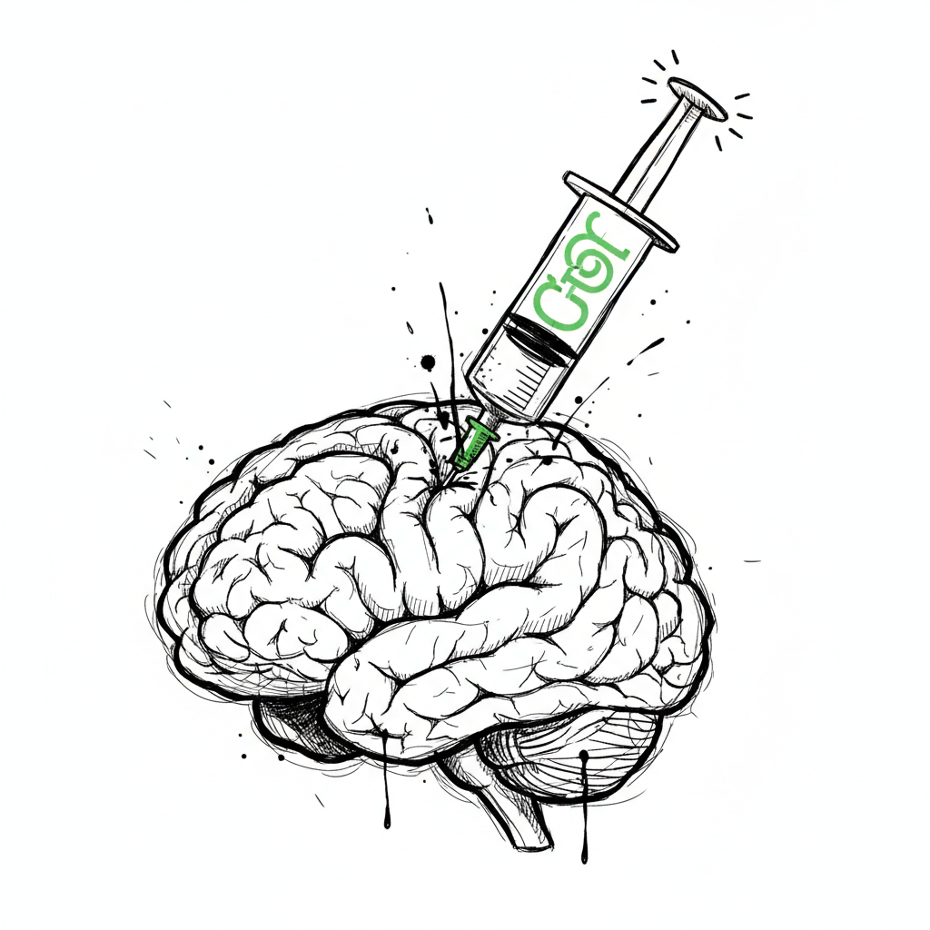 Satirical sketch for this article