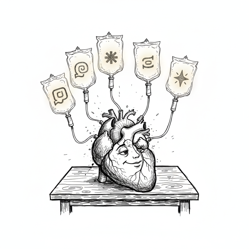 Satirical sketch for this article