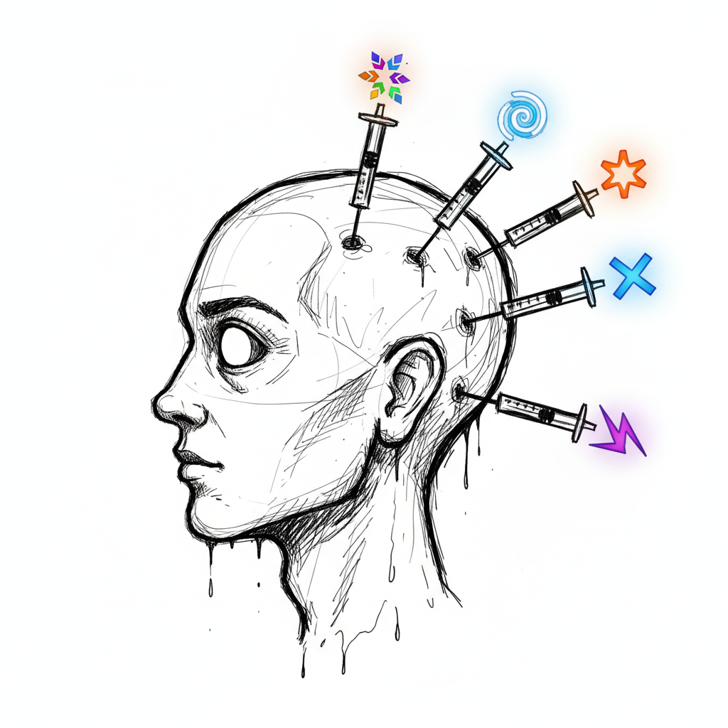 Satirical sketch for this article