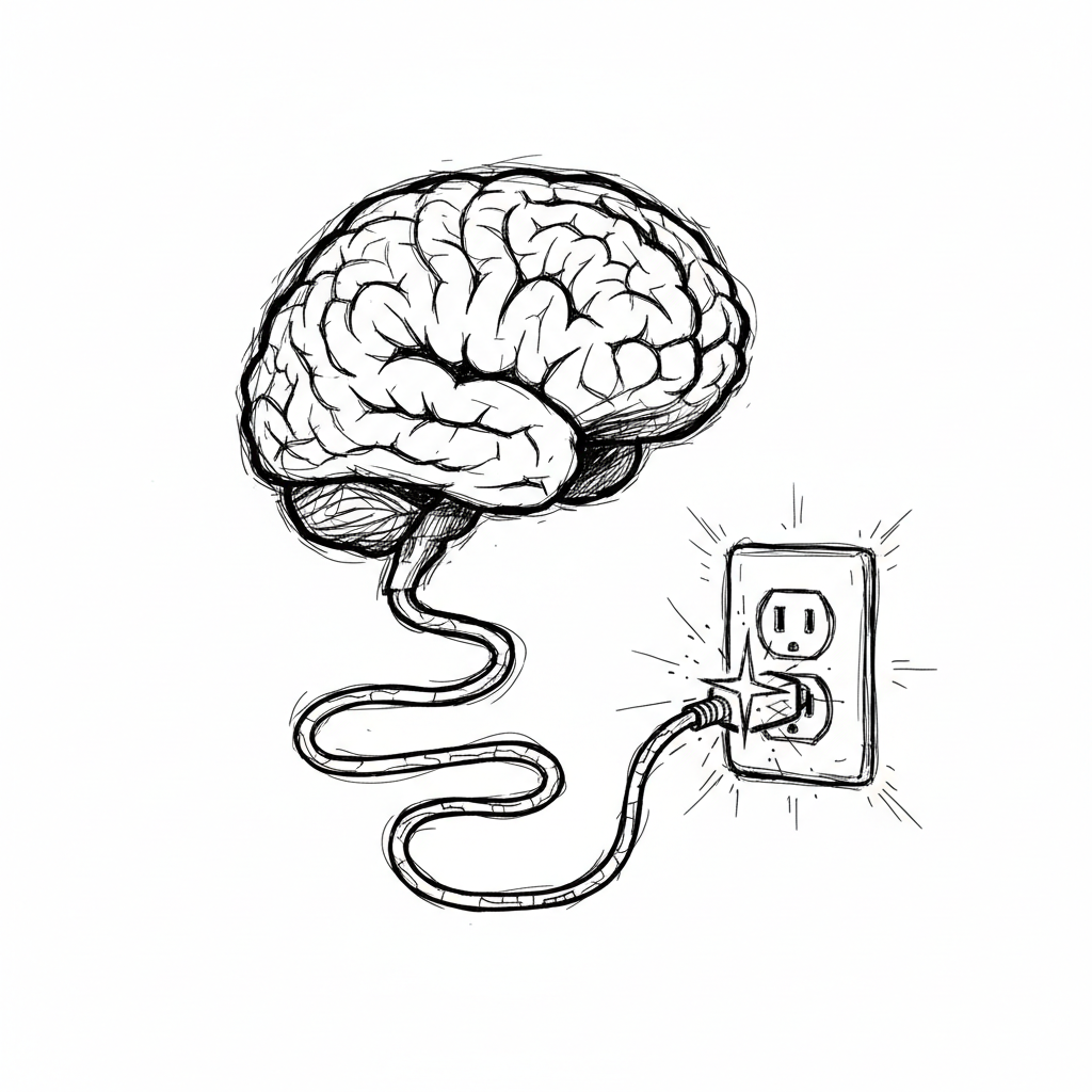 Satirical sketch for this article