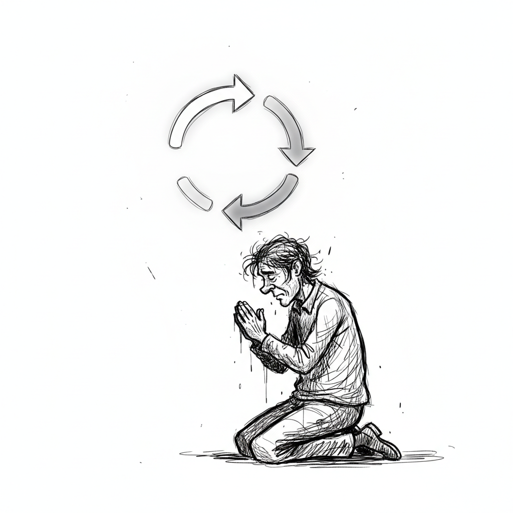 Satirical sketch for this article