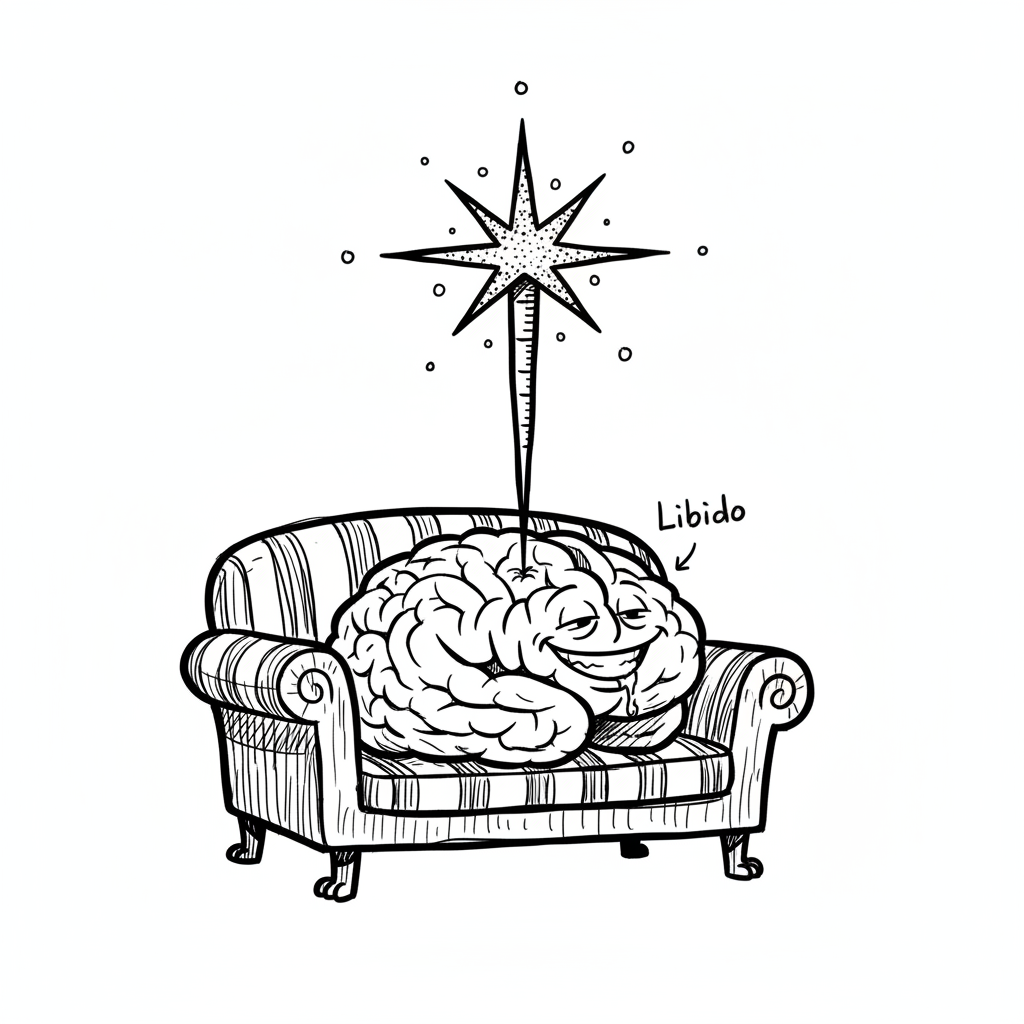 Satirical sketch for this article