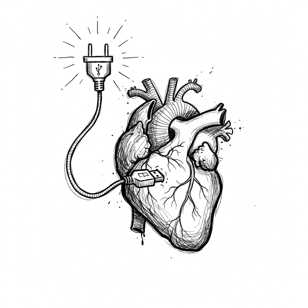 Satirical sketch for this article