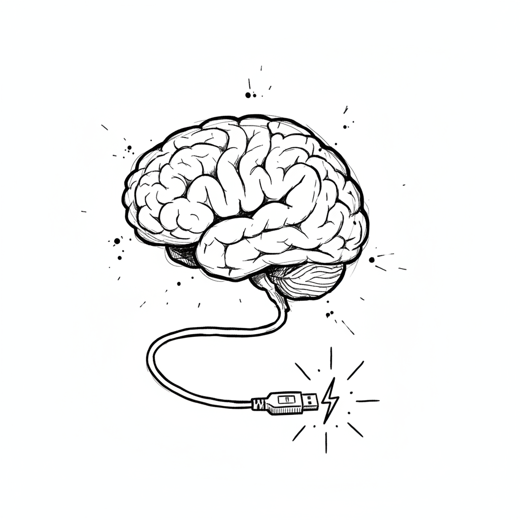 Satirical sketch for this article