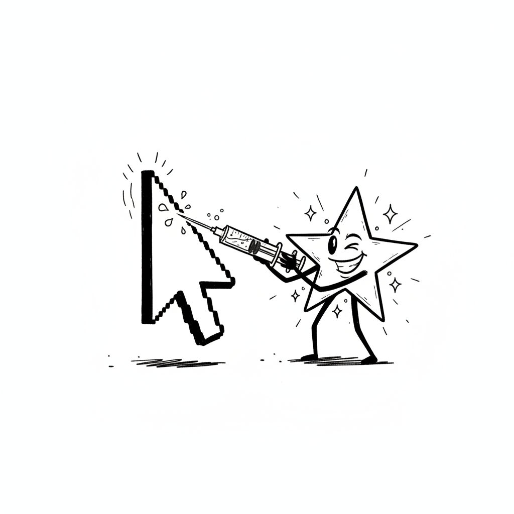 Satirical sketch for this article