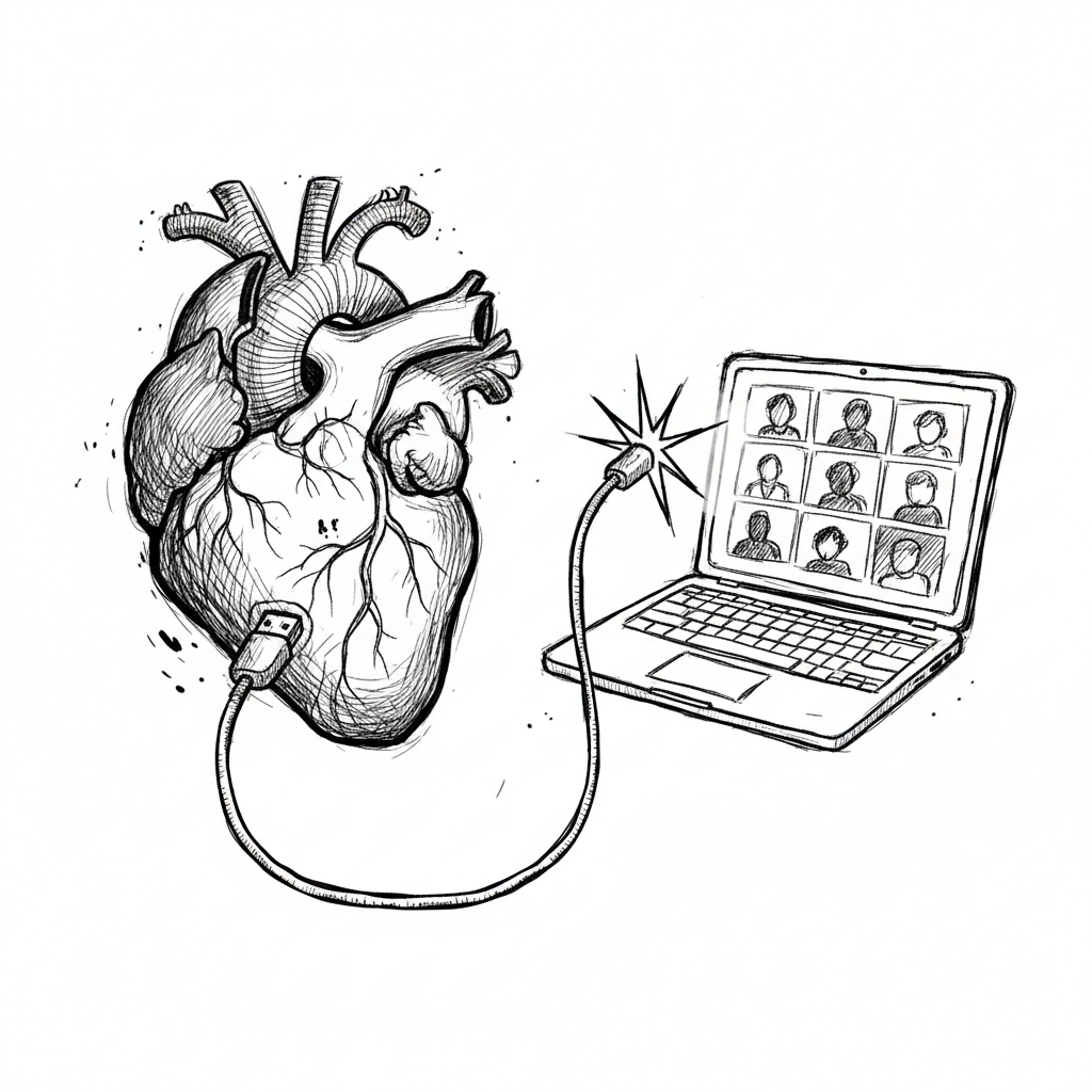 Satirical sketch for this article