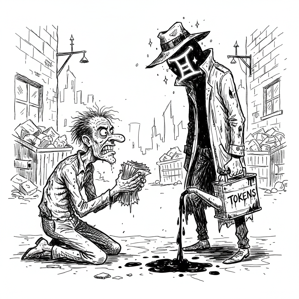 Satirical sketch for this article