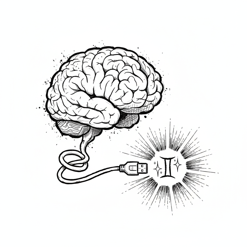 Satirical sketch for this article