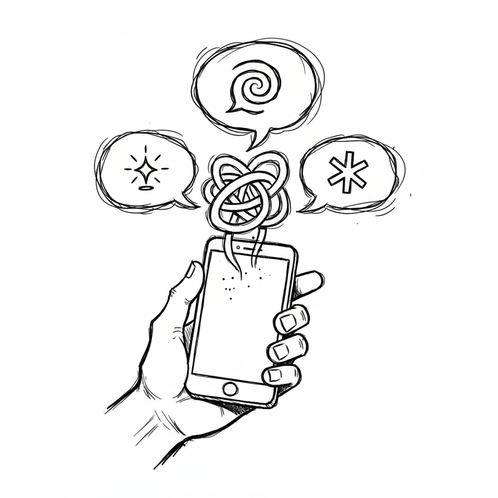 Satirical sketch for this article