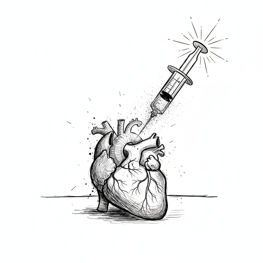 Satirical sketch for this article