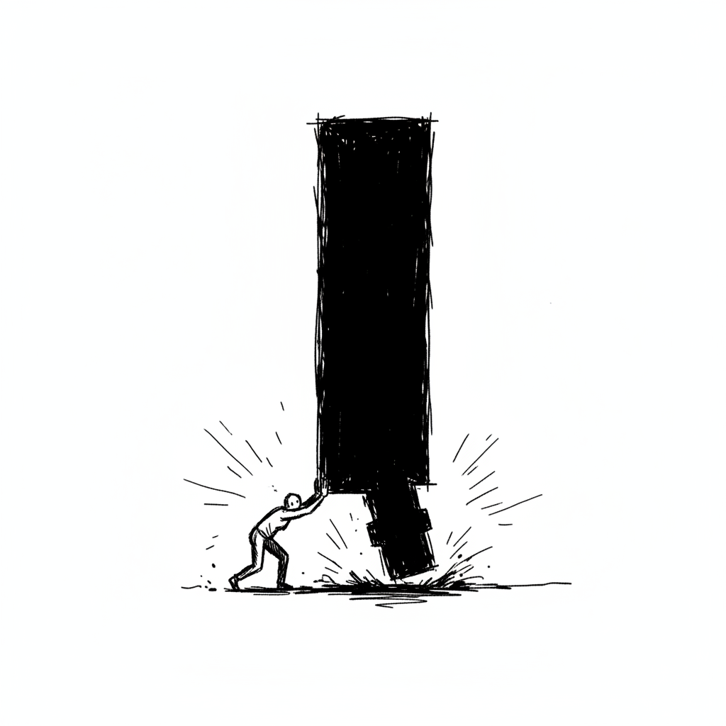 Satirical sketch for this article