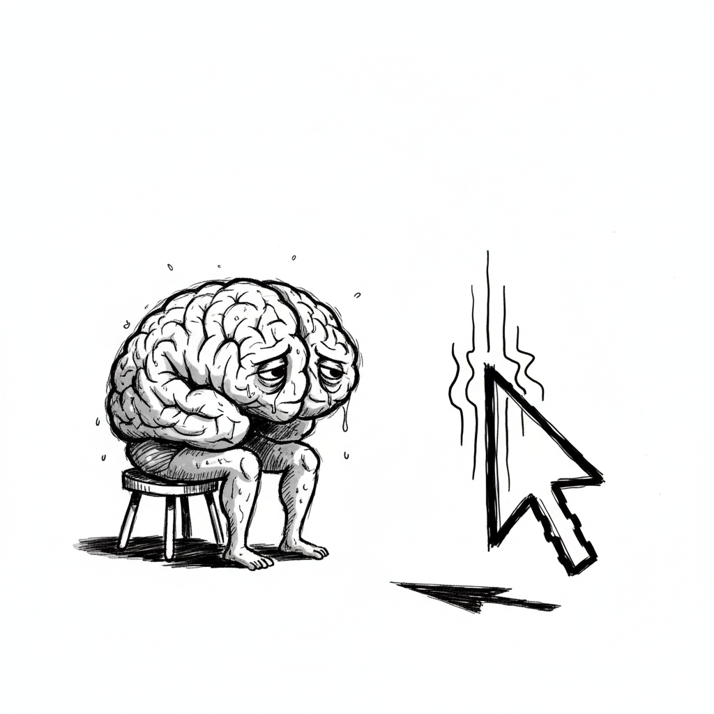 Satirical sketch for this article