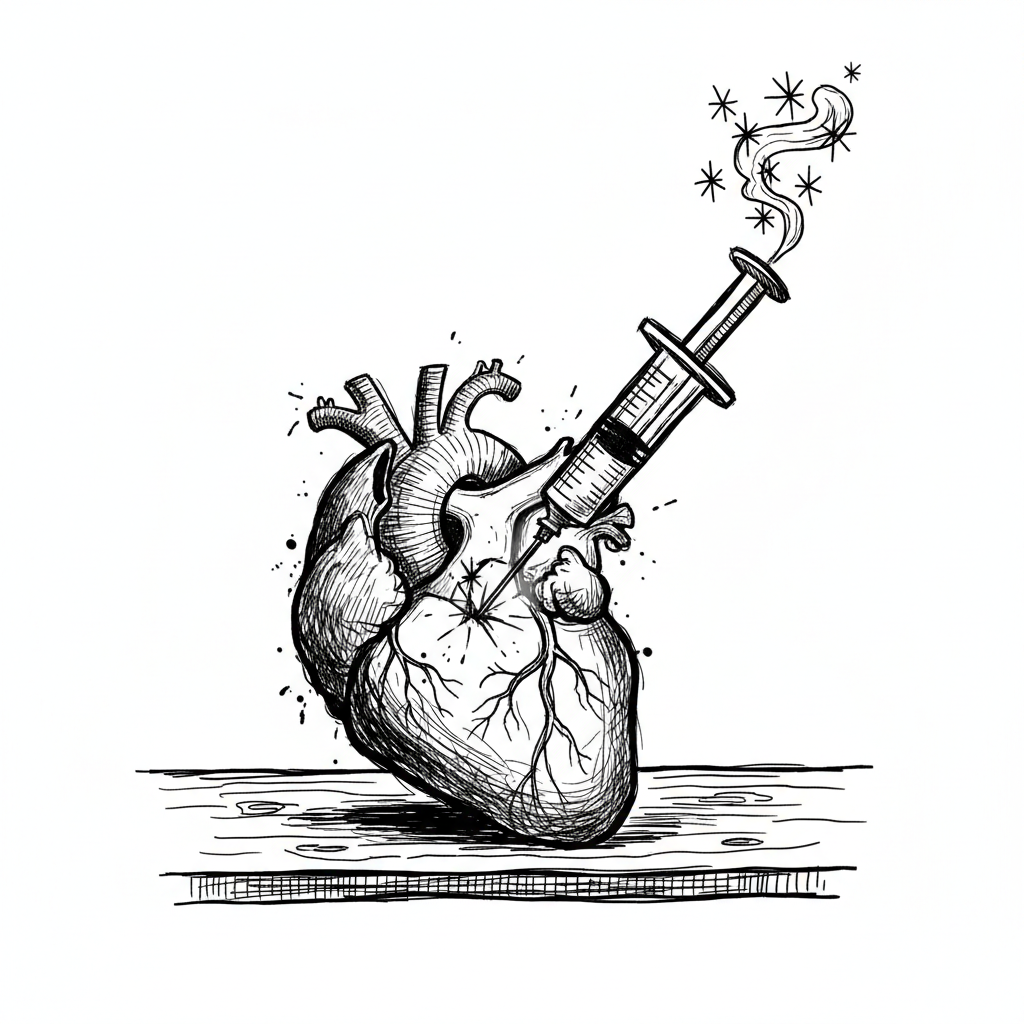 Satirical sketch for this article