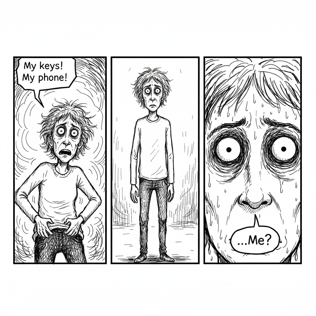 Mini comic strip for this article