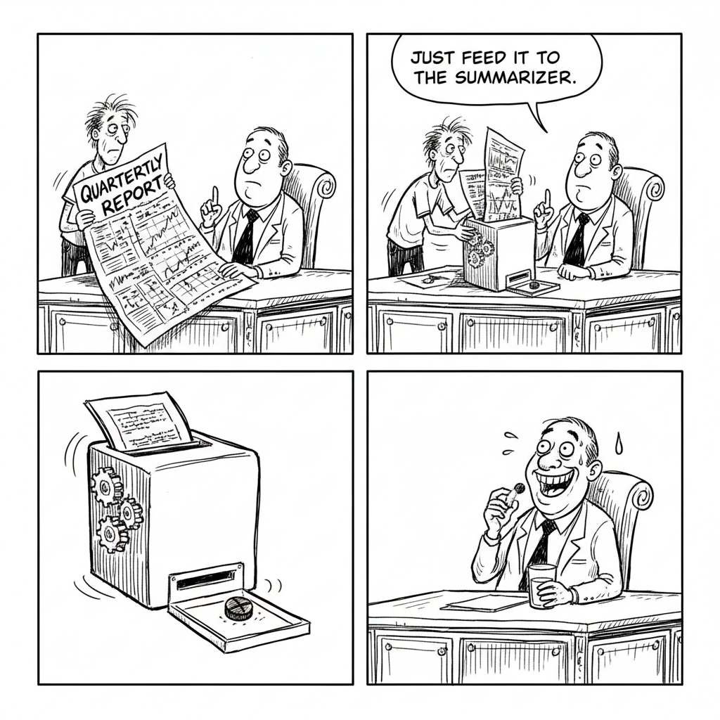 Mini comic strip for this article