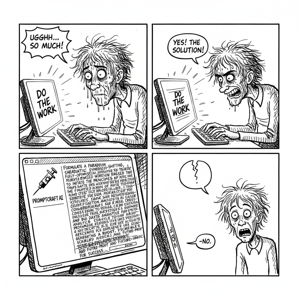 Mini comic strip for this article