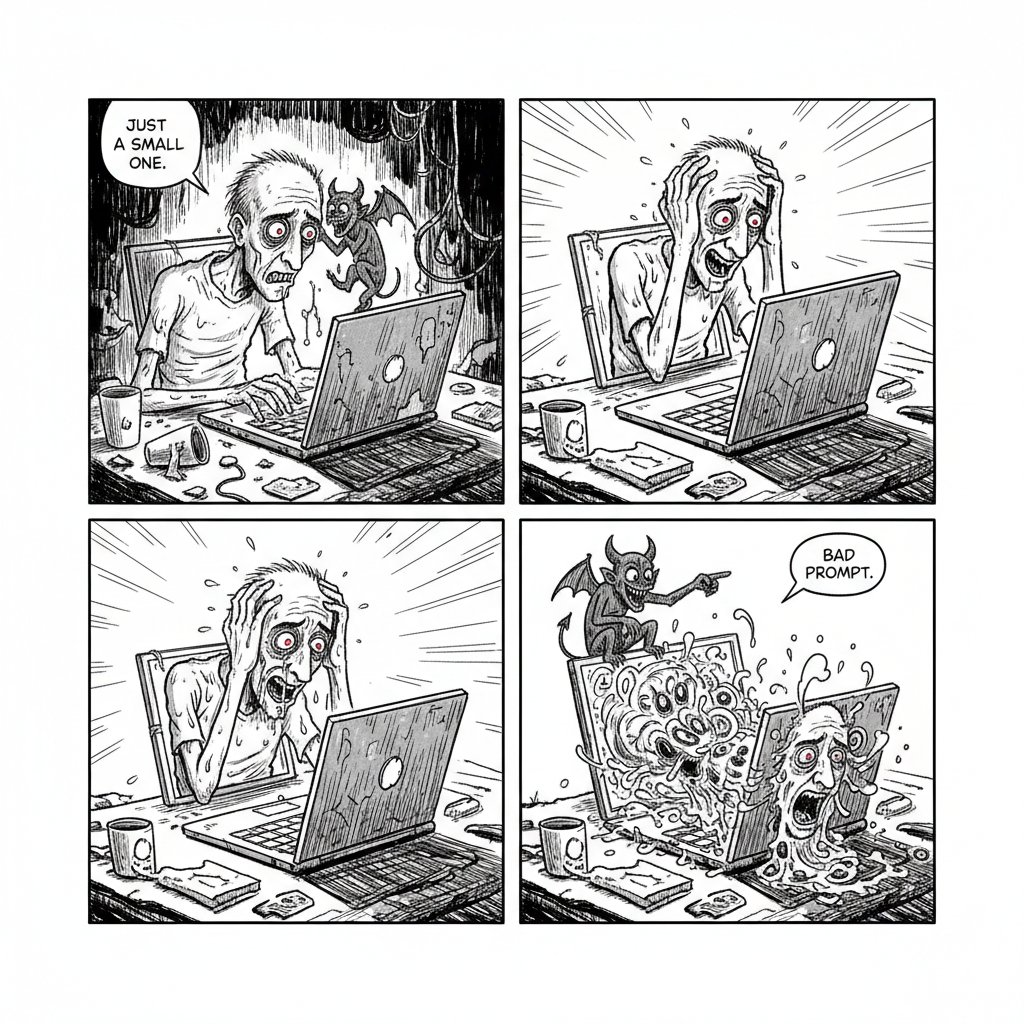 Mini comic strip for this article