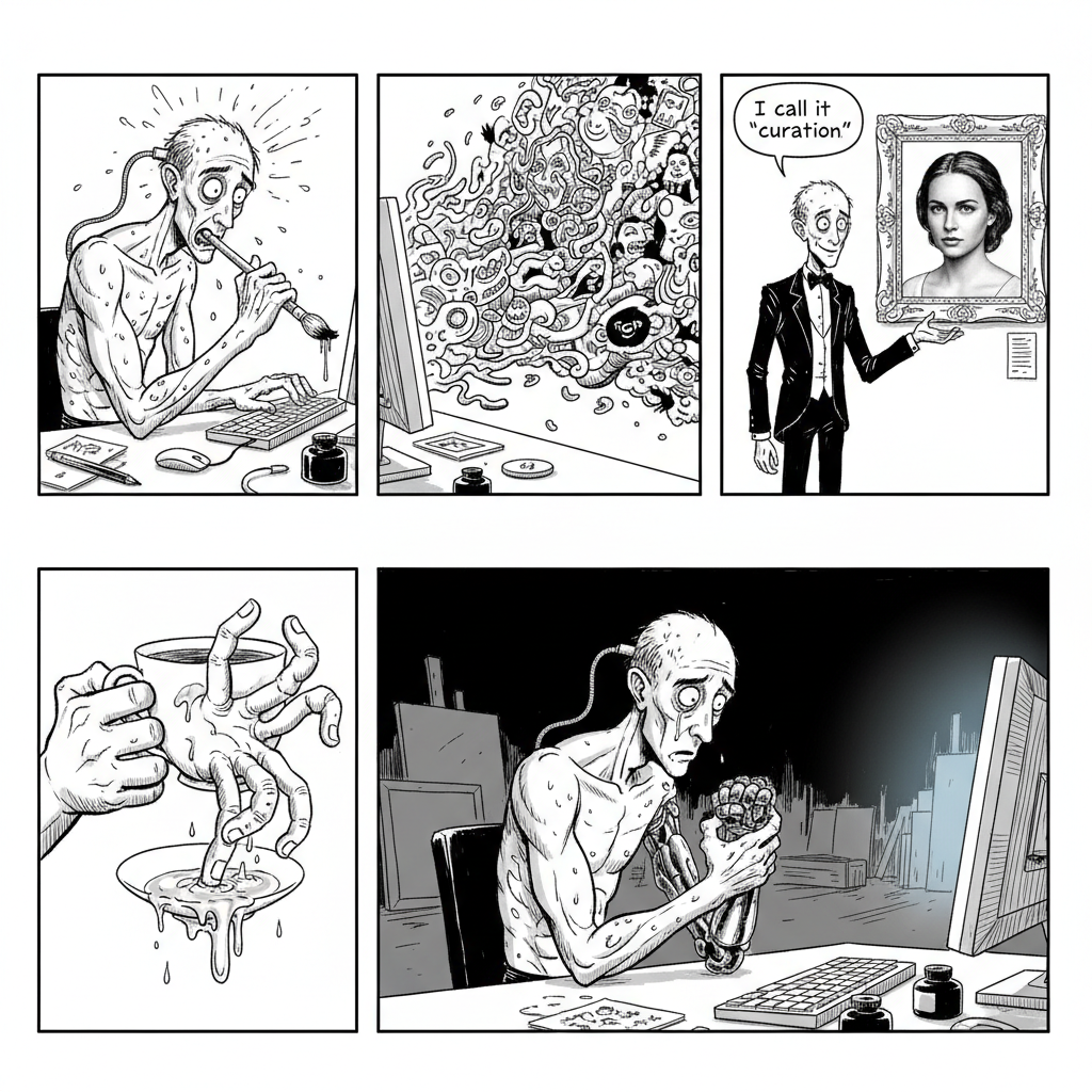Mini comic strip for this article
