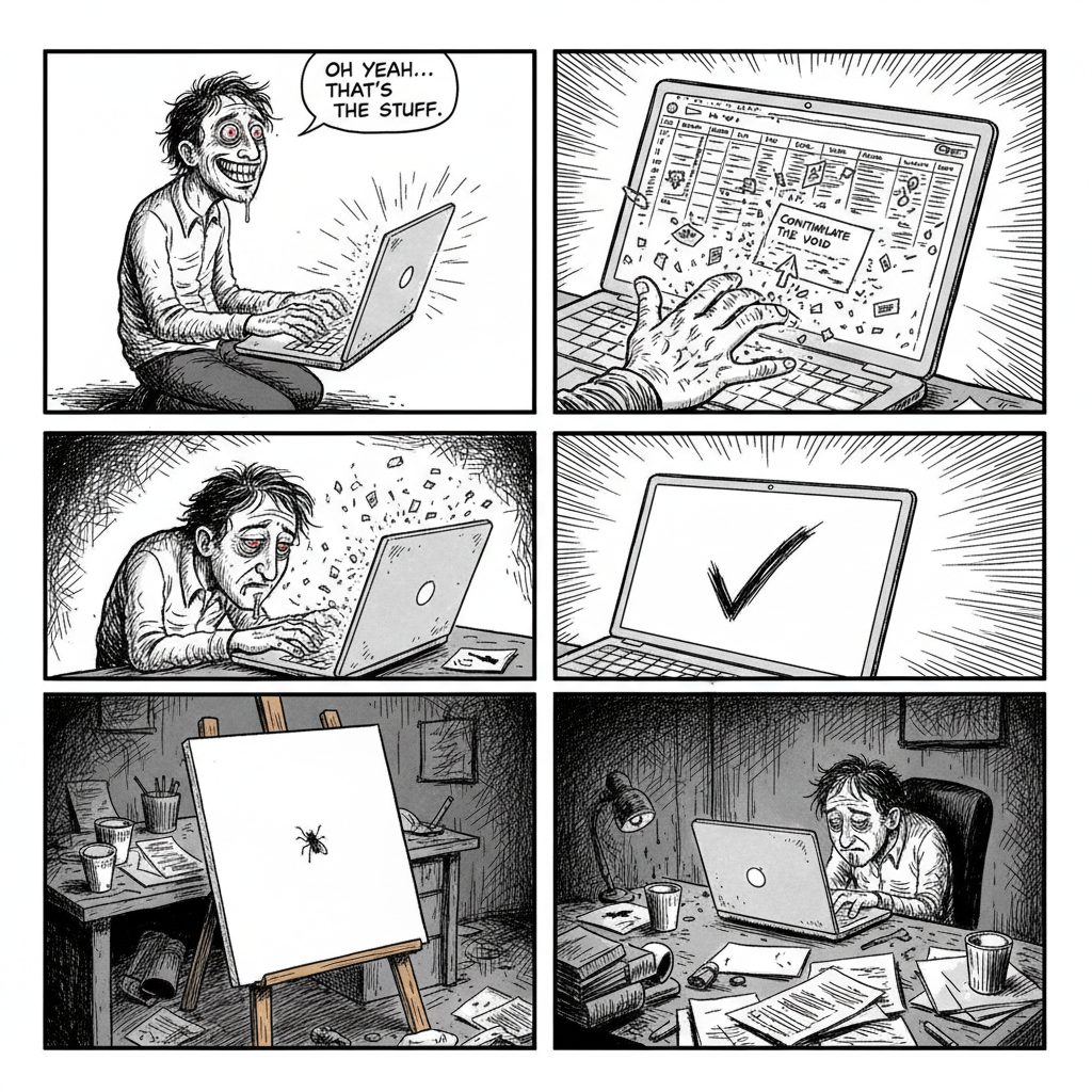 Mini comic strip for this article