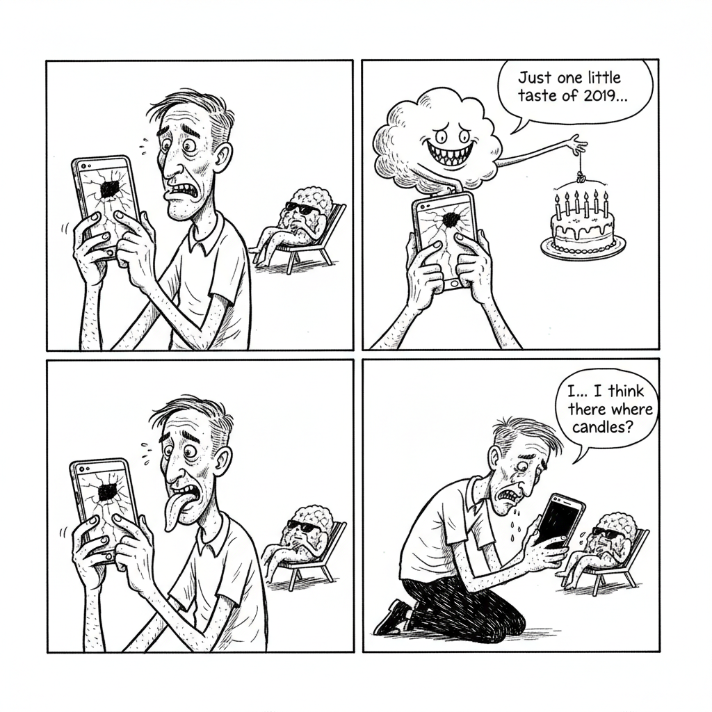 Mini comic strip for this article