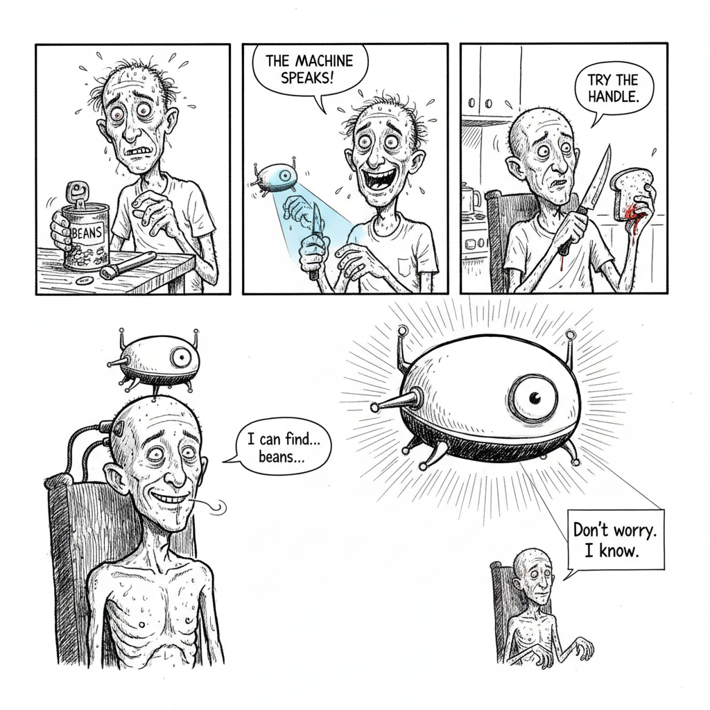 Mini comic strip for this article