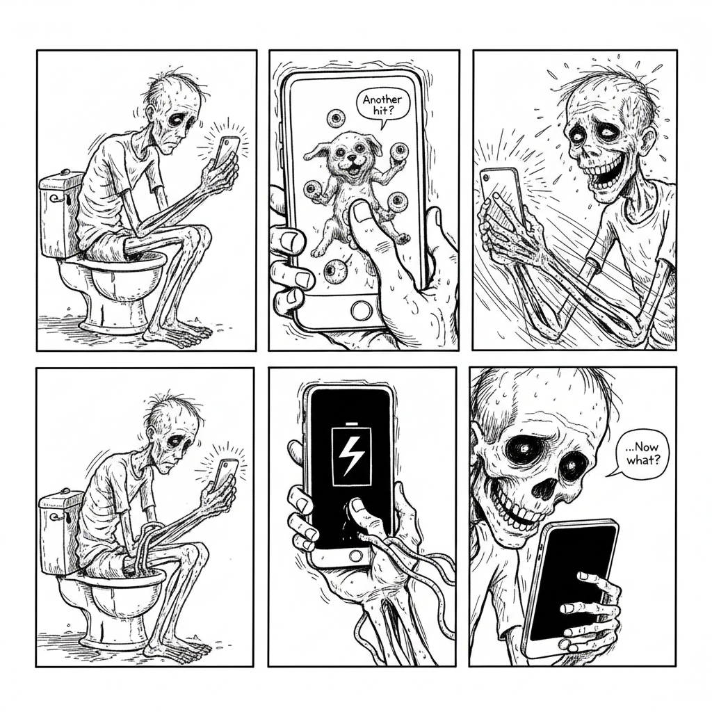 Mini comic strip for this article