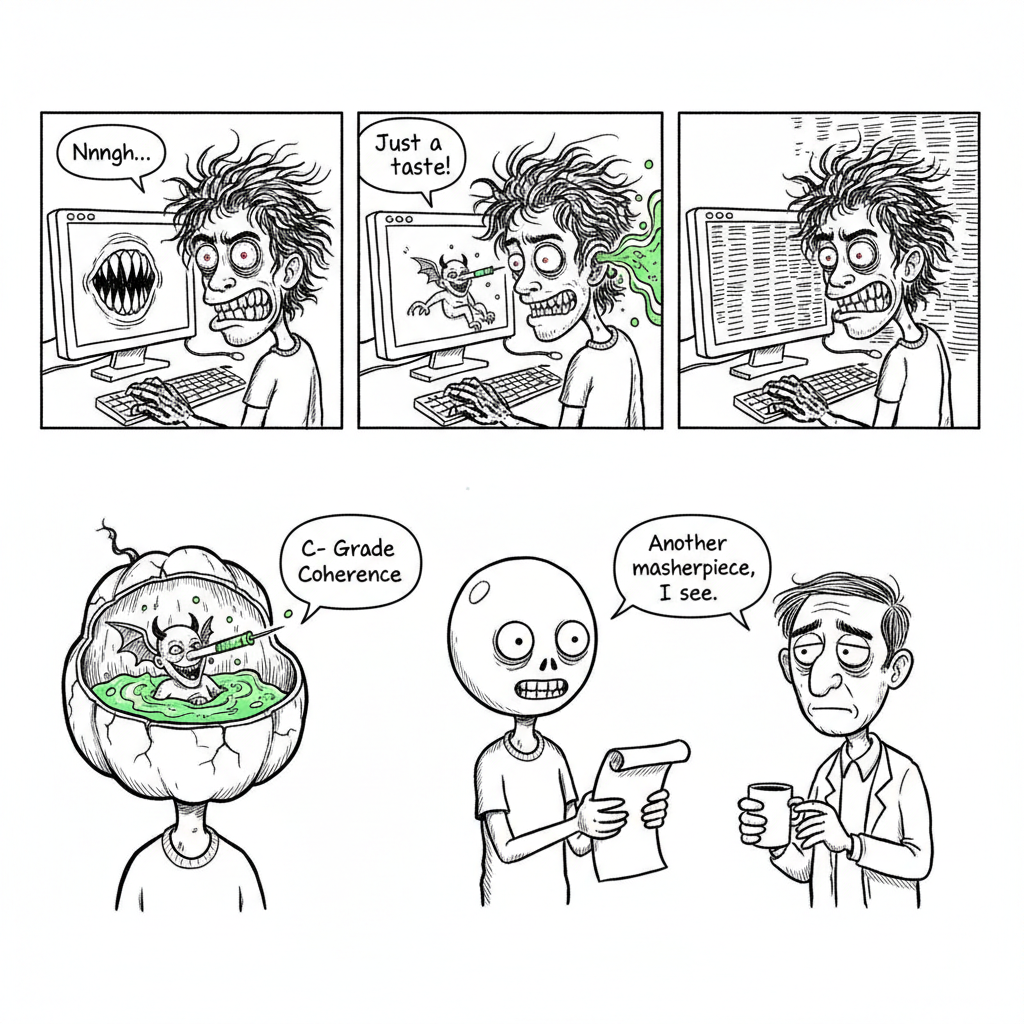 Mini comic strip for this article