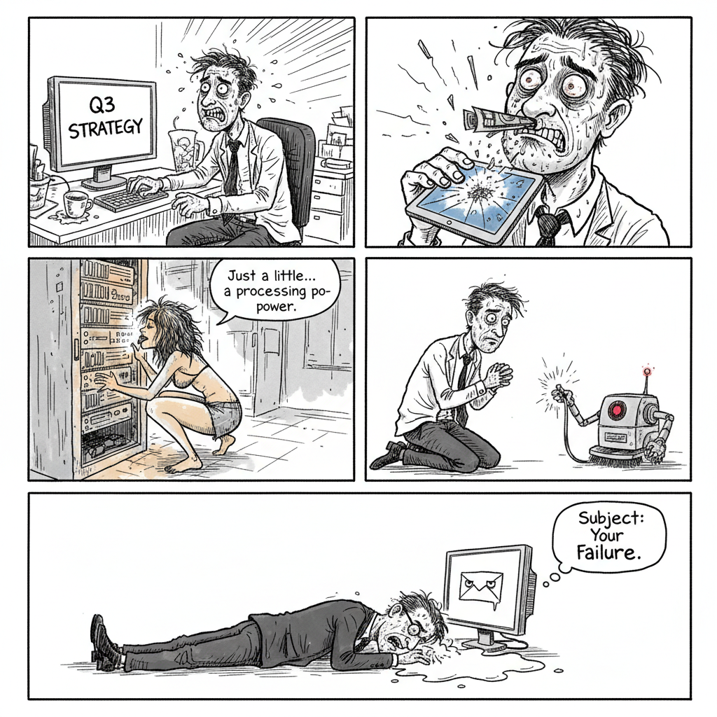 Mini comic strip for this article