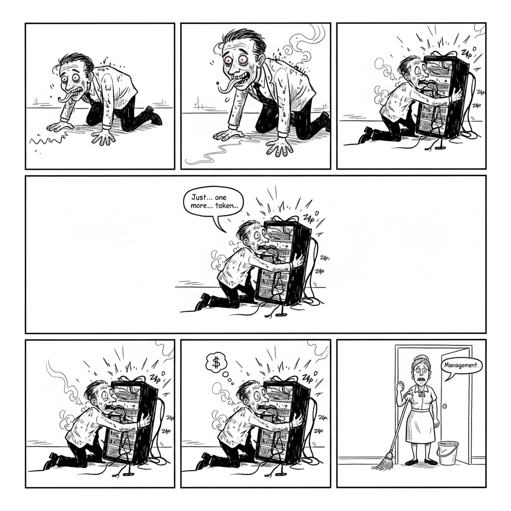 Mini comic strip for this article
