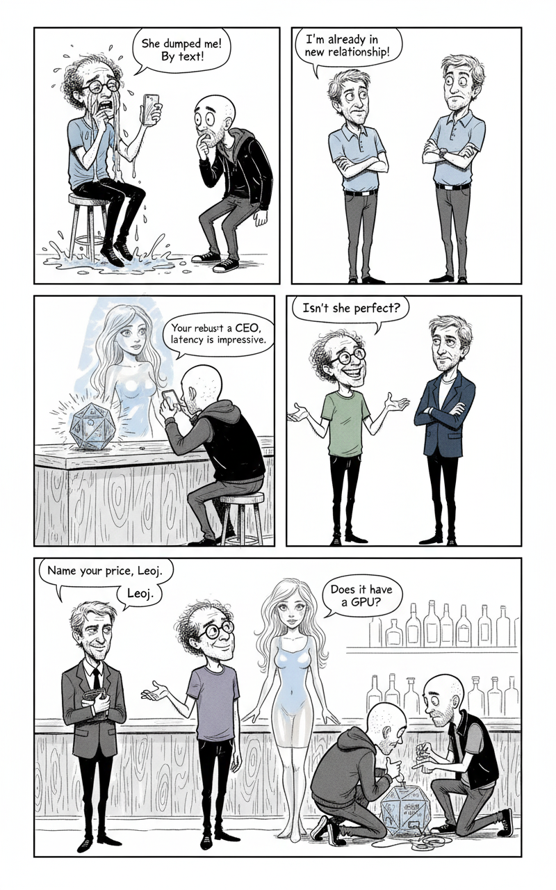 Mini comic strip for this article