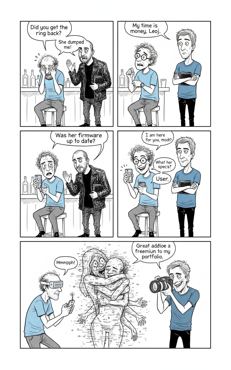Mini comic strip for this article