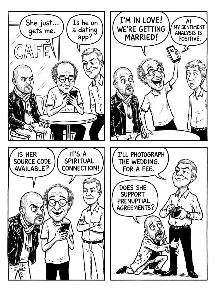 Mini comic strip for this article