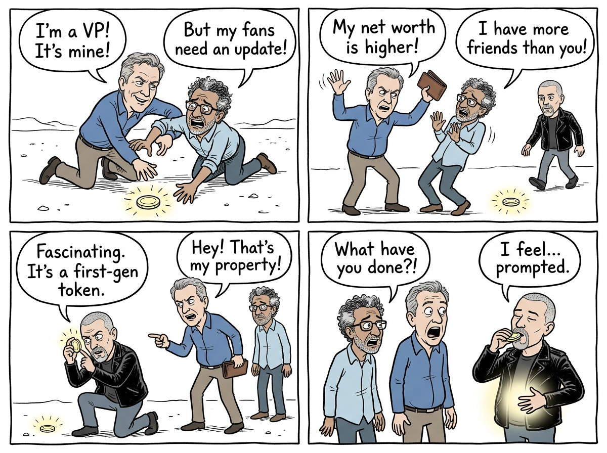 Mini comic strip for this article