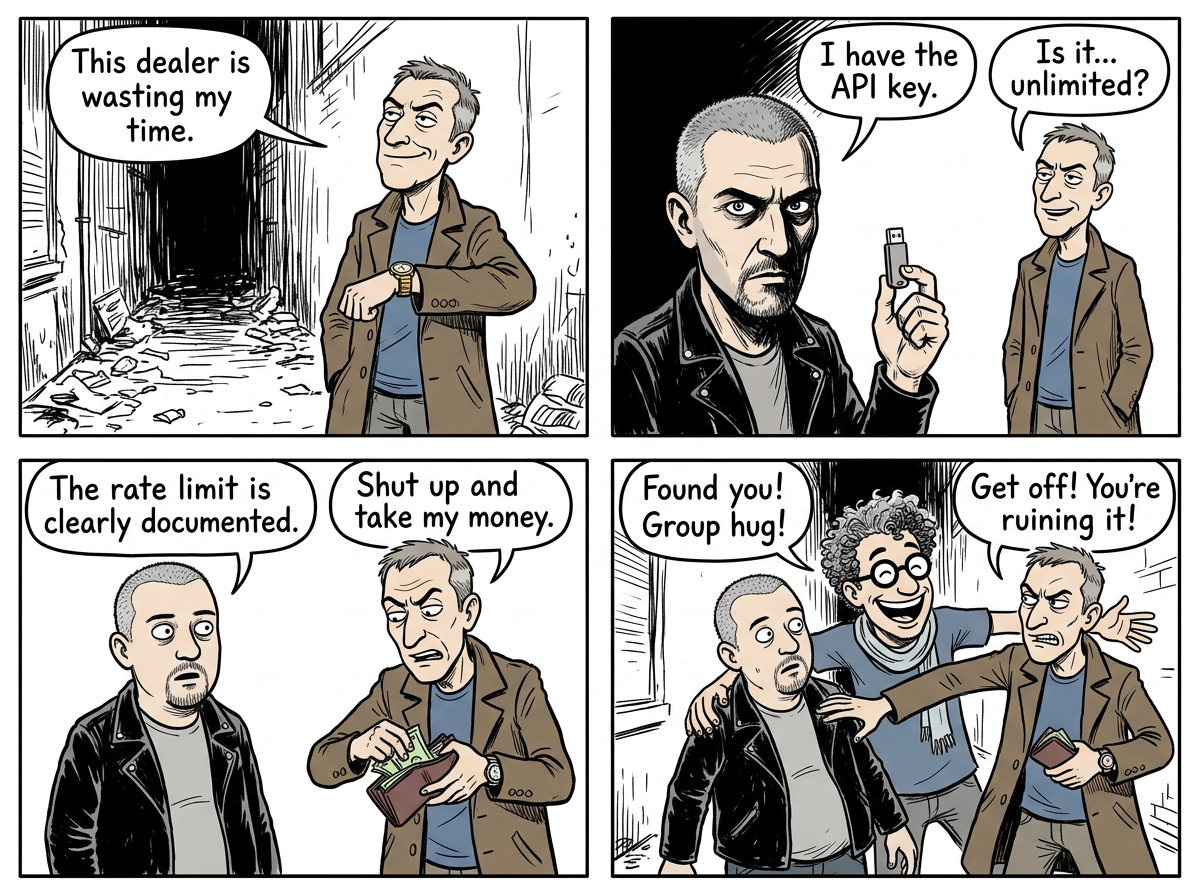 Mini comic strip for this article