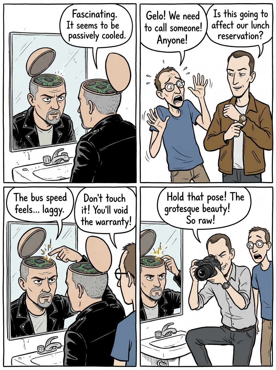 Mini comic strip for this article