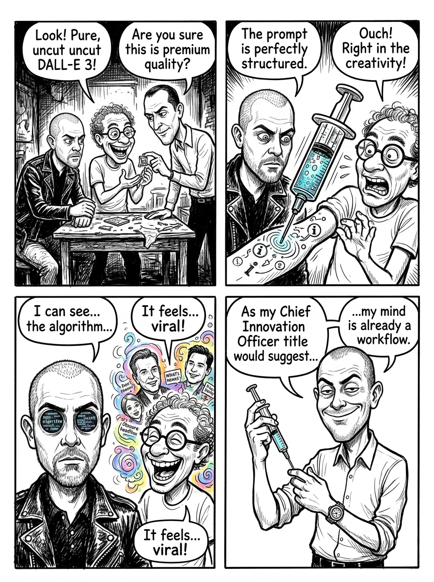 Mini comic strip for this article
