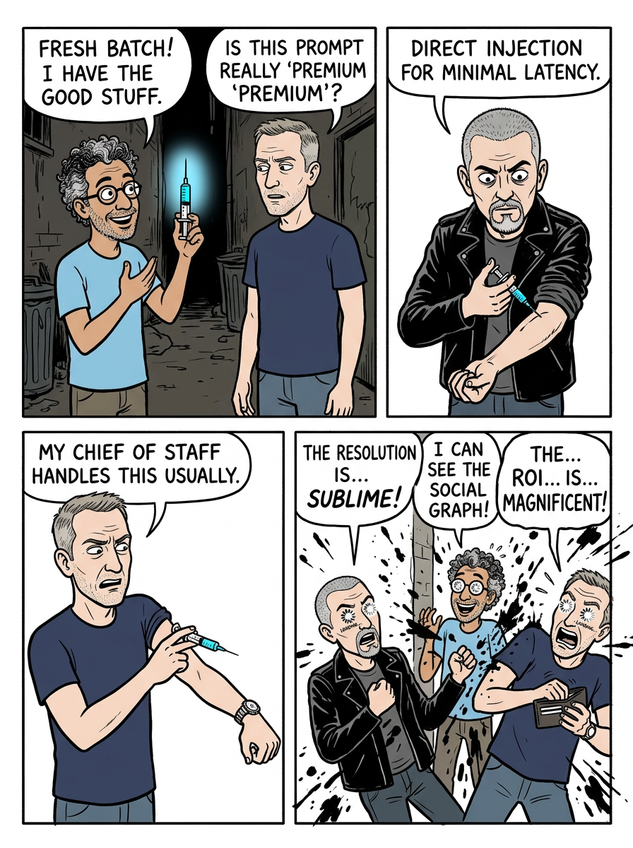 Mini comic strip for this article