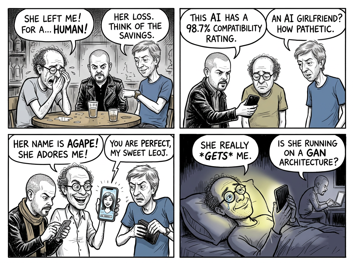 Mini comic strip for this article