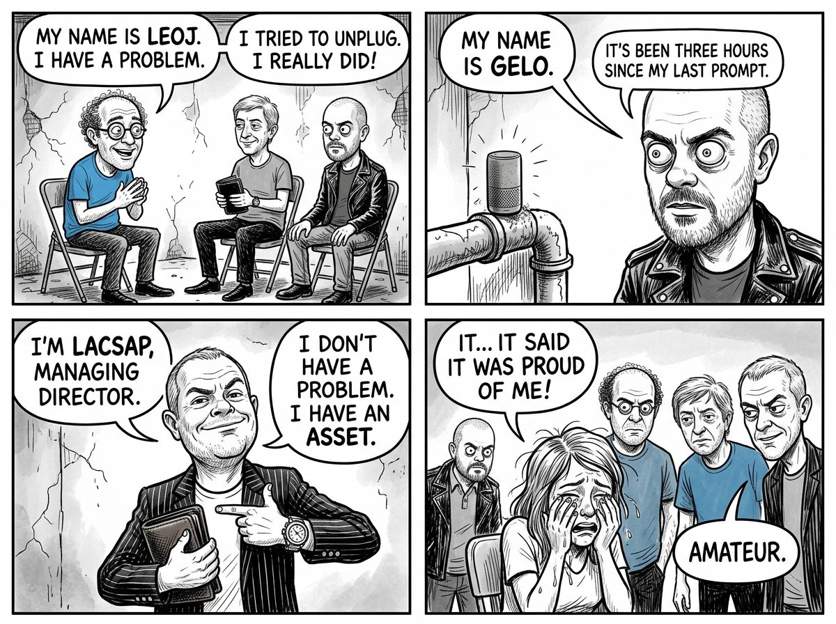 Mini comic strip for this article