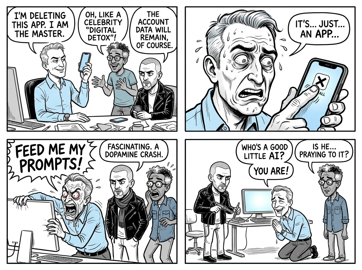 Mini comic strip for this article