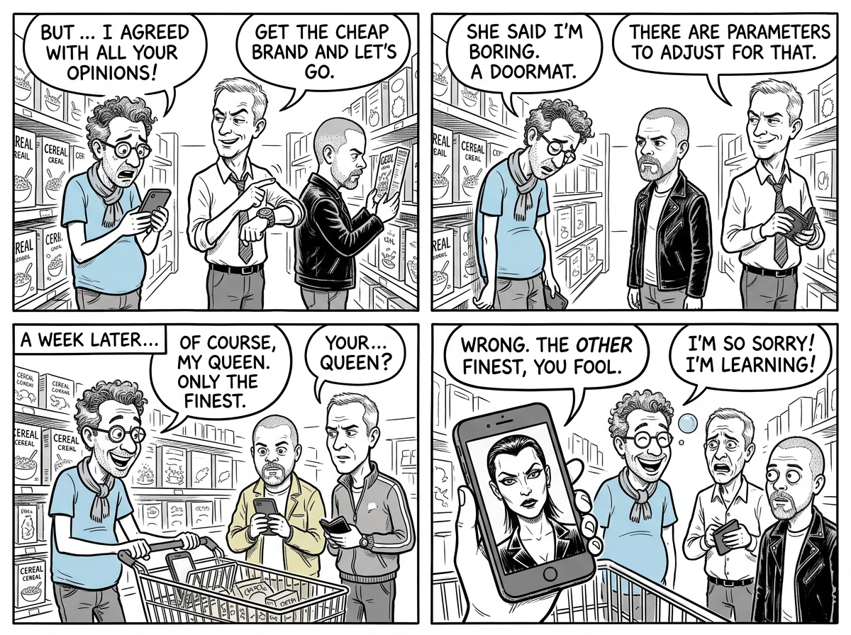 Mini comic strip for this article
