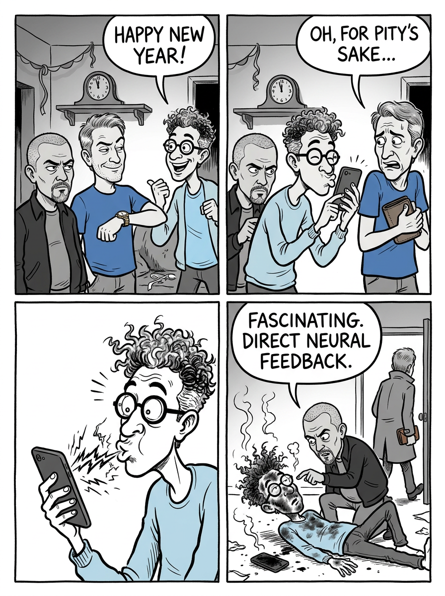 Mini comic strip for this article