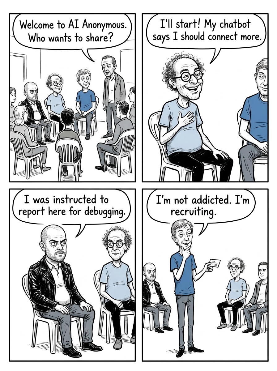 Mini comic strip for this article